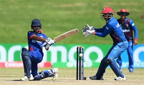 Nepal defeats Afghanistan in a thrilling contest to secure a Super-Six spot