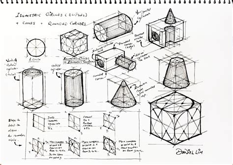 Design Journal SOS: Drawing Basics - Isometric Drawing - Practice