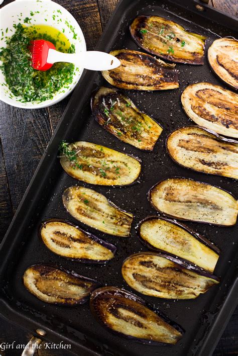 Healthy Pan Fried Baby Eggplant with Gremolata - Girl and the Kitchen