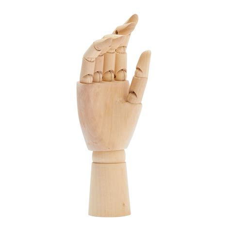 Buy Wooden Hand Model, 7 in Right Hand Art Mannequin Figure with ...