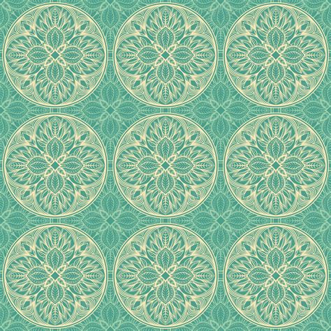 Premium Vector | Green floral pattern