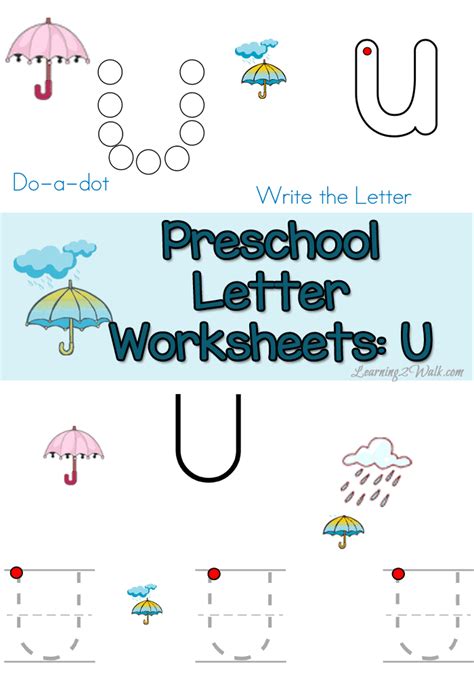 60+ Resources for Teaching the Letter “U”