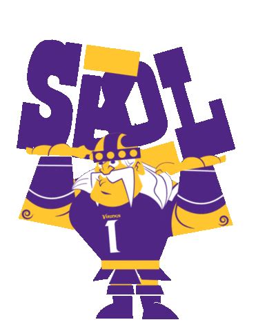 Minnesota Vikings Football Sticker by NFL for iOS & Android | GIPHY