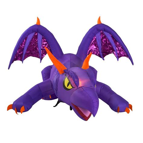 Ctshalloweenus.com Halloween Inflatables Gemmy 4.27 Ft. Fuzzy Purple ...