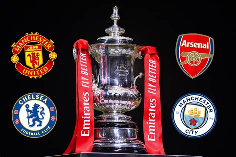 FA Cup Semi-Final Fixtures: Manchester United vs Chelsea and Arsenal vs Manchester City