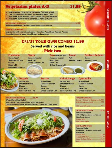 Online Menu of 5 de Mayo Mexican Grill & Bar Restaurant, Allendale, Michigan, 49401 - Zmenu