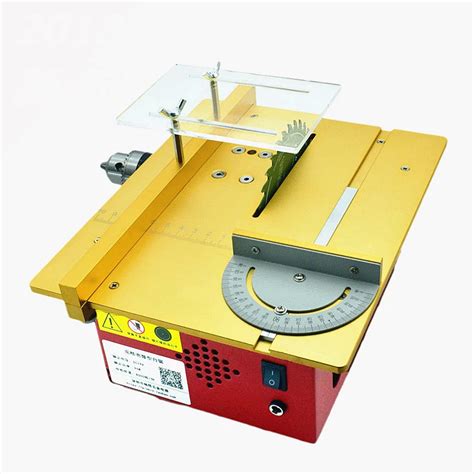 Mini Table Saw Multifunctional DIY Woodworking Saw Table cutter with 1pcs blade and Power supply ...