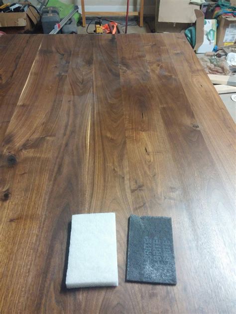 finishing - Blue/Greyish look after sanding polyurethane coat - Woodworking Stack Exchange
