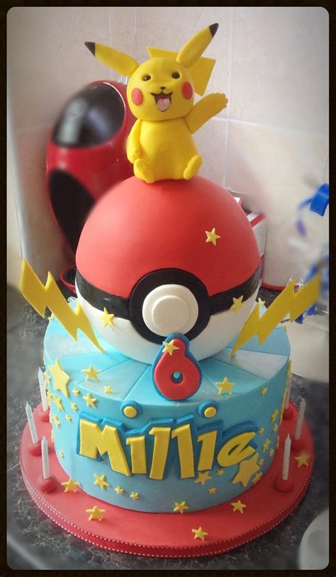 Pokemon/pikachu cake - Decorated Cake by Shell - CakesDecor