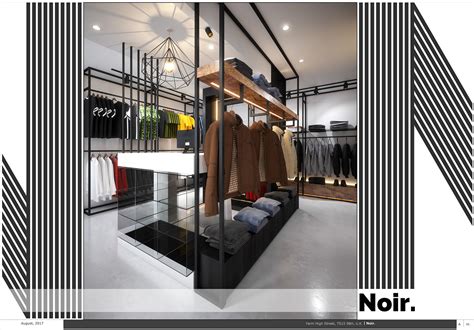 Noir. Fashion store on Behance