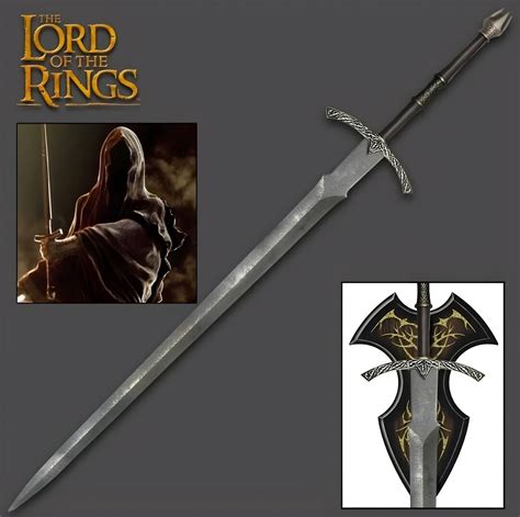 The Lord of the Rings Witch-king Sword With Free Wall Mount Plaque ...