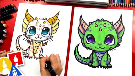 How To Draw A Mythical Kitten Dragon - YouTube