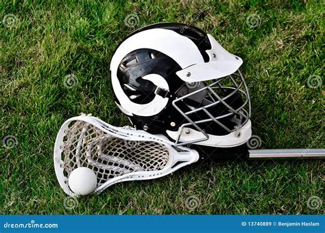 Lacrosse Equipment stock image. Image of field, blue - 13740889