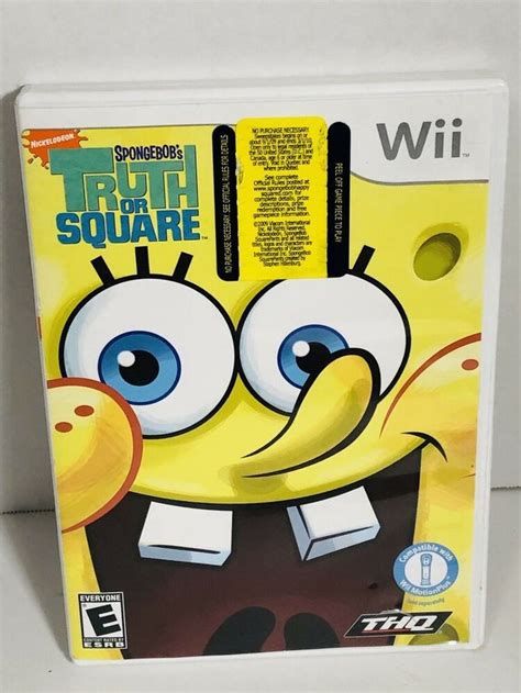 SpongeBob's Truth or Square (Nintendo Wii, 2009) for sale online | eBay ...