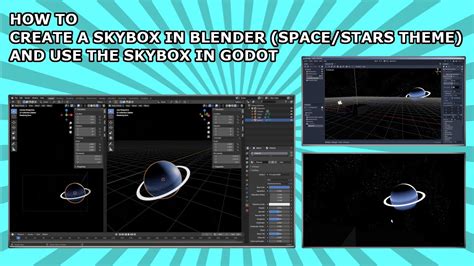 How to Create a Skybox in Blender (Space/Stars Theme) and Use the Skybox in Godot - YouTube