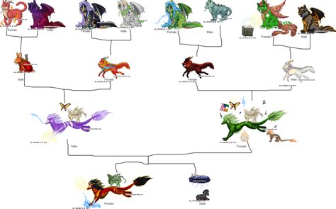 My Dragon Family Tree by Alianna013 on DeviantArt