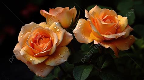 Orange Rose Flower Wallpaper