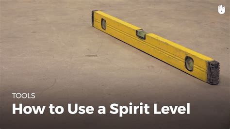 How to Use a Spirit Level - How to Be a Mason | Sikana