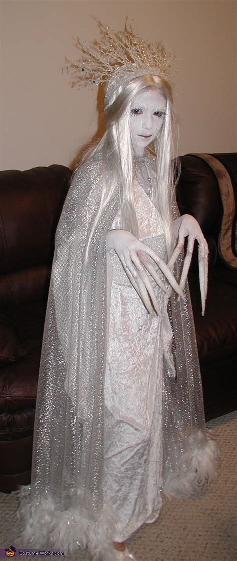 Homemade Ice Queen Costume for Girls