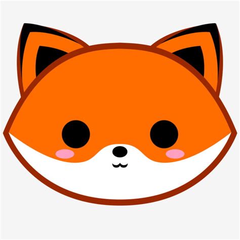 Fox Head Clipart Hd PNG, Cartoon Red Fox Head, Fox, Foxy, Animal PNG ...