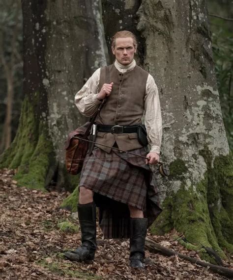 Sam Heughan Jamie Fraser Kilt