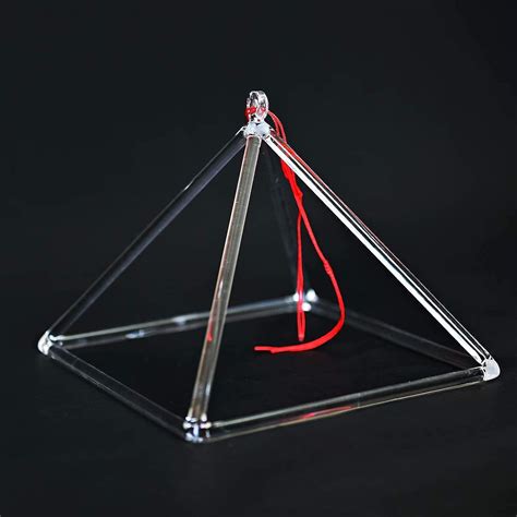 CVNC 4 Inch Clear Quartz Crystal Singing Pyramid Chakra Healing Musical Instrument Singing Bowls ...