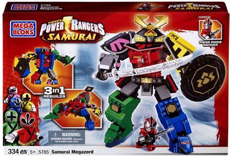 Mega Bloks Power Rangers Samurai Samurai Megazord Set 5785 - ToyWiz