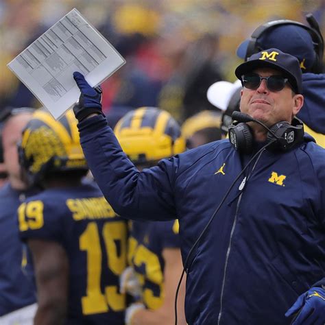 Jim Harbaugh: Michigan Has 'Got to Beat Ohio State' to Win a National Title | News, Scores ...