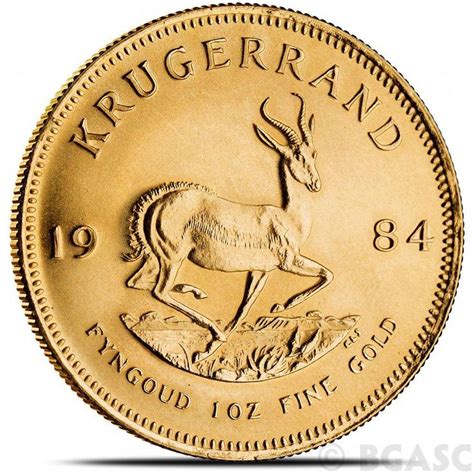 These brilliant uncirculated 1 oz Gold Krugerrands are available in random years (year our ...