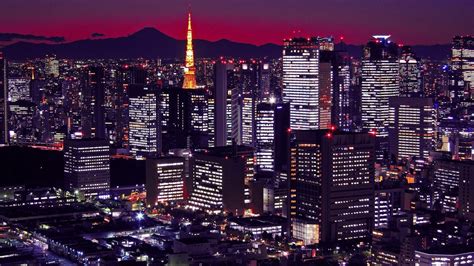 Japan Tokyo at Night Wallpapers - Top Free Japan Tokyo at Night Backgrounds - WallpaperAccess