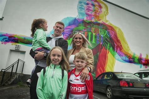 James McClean and family all smiles as they pose in front of new mural ...