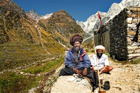 Indian sadhu in the mountains of the Himalayas Pyrography by Artur ...