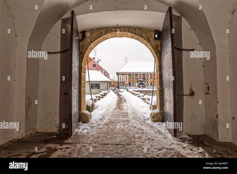 Varazdin Old Town gate Stock Photo - Alamy