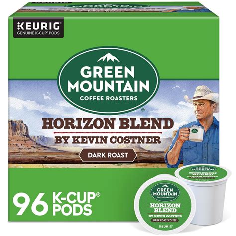 Green Mountain Coffee Roasters Horizon Blend by Kevin Costner, K-Cups ...