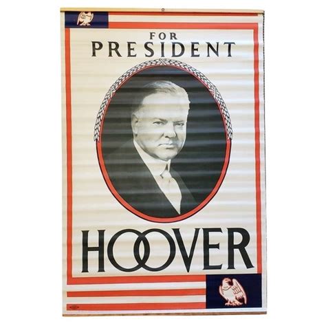 Herbert Hoover for President Campaign Banner