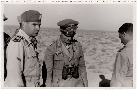 NAZI JERMAN: Foto Erwin Rommel Sebagai Panglima Afrikakorps