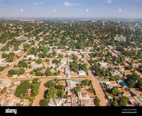 Aerial view of Matola, suburbs of Maputo, capital city of Mozambique, Africa Stock Photo - Alamy