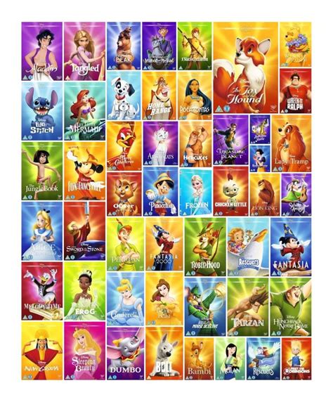 Disney Classics #Disney #Collage #DisneyClassics #Colour | Disney printables, Disney lessons ...