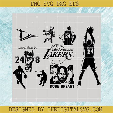 2Ia9X0.Los-Angeles-Lakers-SVG-PNG-EPS-DXF-Kobe-Bryant-SVG-Basketball ...