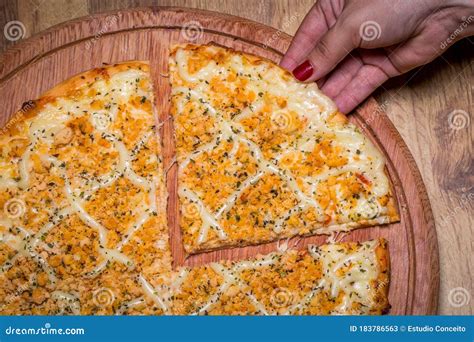 Pizza With Catupiry Stock Photography | CartoonDealer.com #152234714