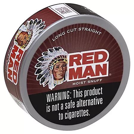 Red Man Long Cut Straight Moist Tobacco (10 cans) Pre Priced $1.99 per can - Sam's Club