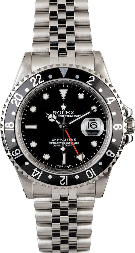 Buy Used Rolex GMT Master II 16710 | Bob's Watches - Sku: 119653