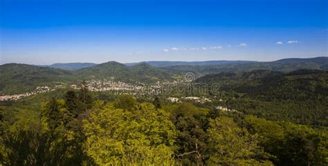 View of Baden-Baden and the Black Forest_Baden Wuerttemberg, Ger Stock ...