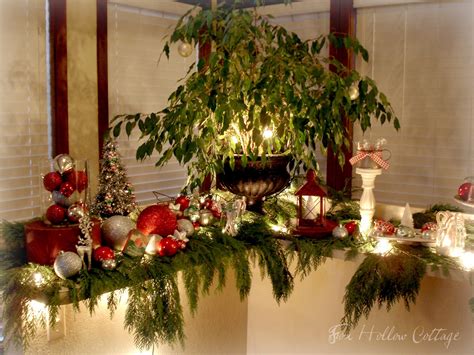 Thrifty Christmas Decorating with Cedar Boughs - Fox Hollow Cottage