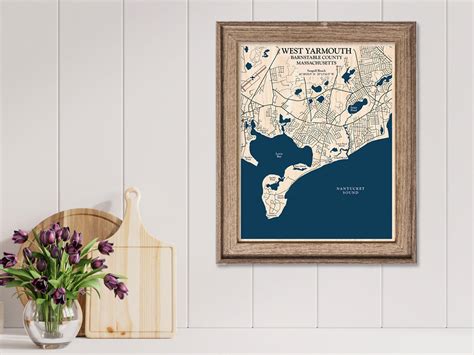 West Yarmouth Map | Wooden Maps | thirtyAXIS