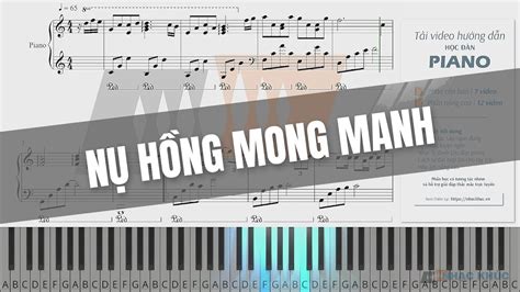 NỤ HỒNG MONG MANH (曾经心疼) | piano #sheetmusic - YouTube