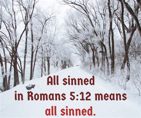 Does Romans 5:12-21 Teach Original Sin? – Grace Evangelical Society