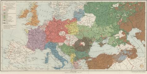 Ethnographic Map of Europe 1919