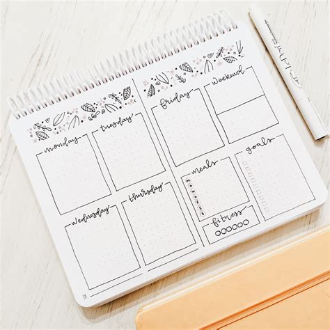 Bullet Journal – Weekly Layout Ideas – Amanda Fitterer