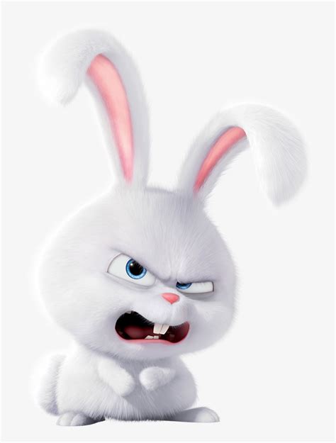 The Parody Wiki - Angry Bunny From Secret Life Of Pets - Free Transparent PNG Download - PNGkey